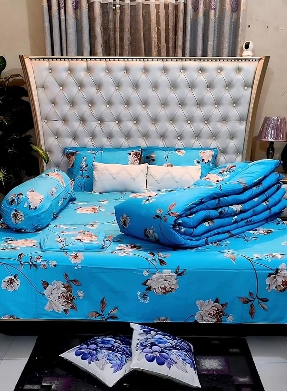 5 pieces cxcclusive combo set comforter pillow cover bedsheet