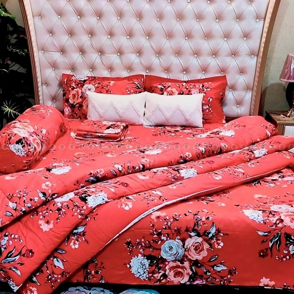 5 pieces cxcclusive combo set comforter pillow cover bedsheet