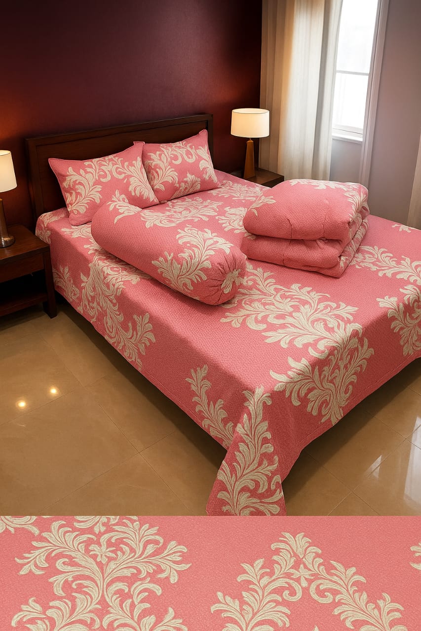5 pieces cxcclusive combo set comforter pillow cover bedsheet